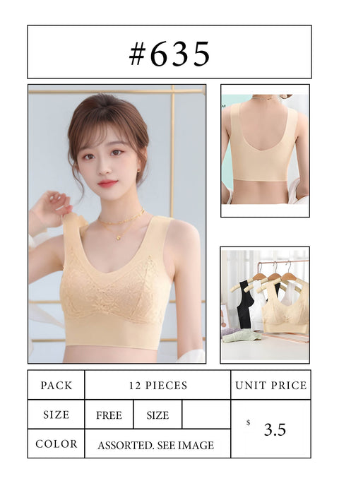 #635 Crop Top Cami Tops