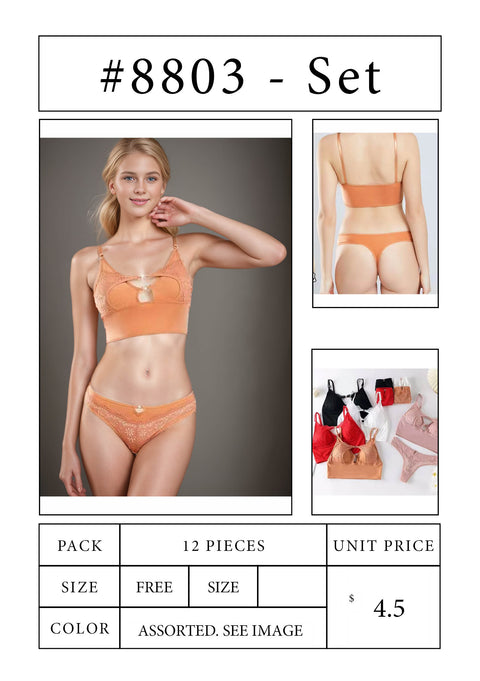 #8803 Bra and Panty Set