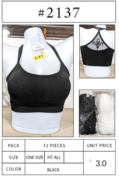 #2137 Crop Top Cami Tops