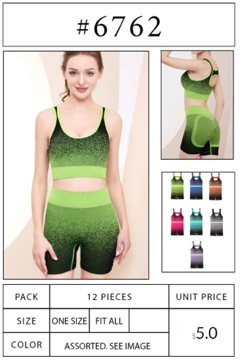 #6762 Sports 2 piece Set Bra & Breif