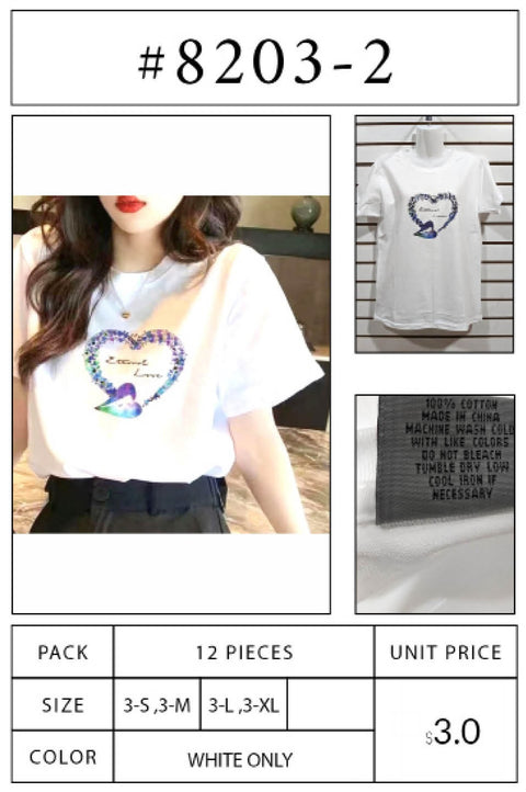 #8203-2 Women Tshirt
