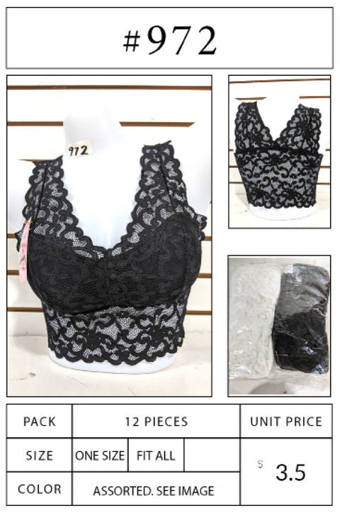 #972 Crop Top Cami Tops