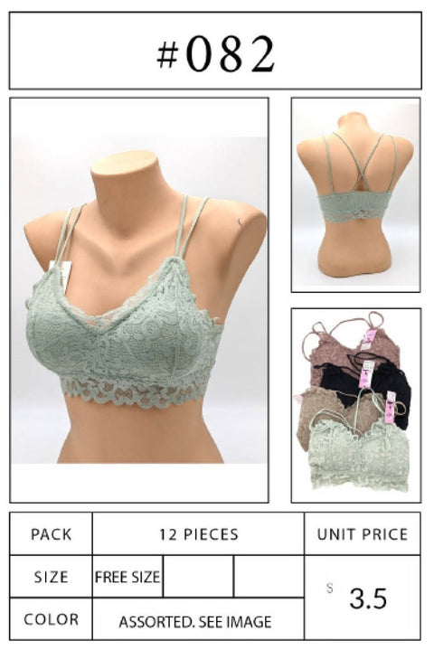 #082 Crop Top Cami Tops