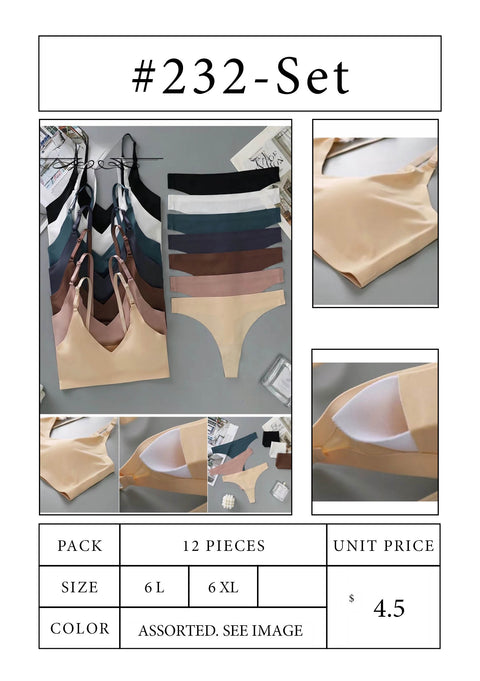 #232 Bra and Panty Set