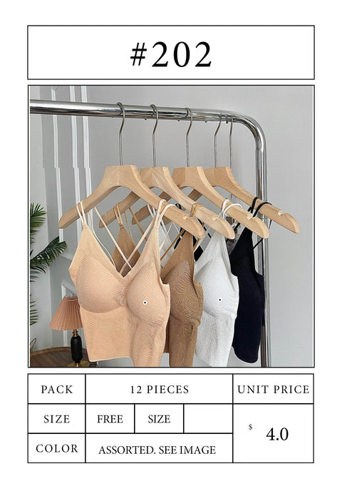 #202 Crop Top Cami Tops