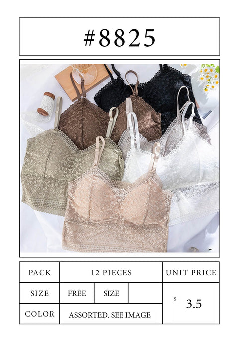 #8825 Crop Top Cami Tops