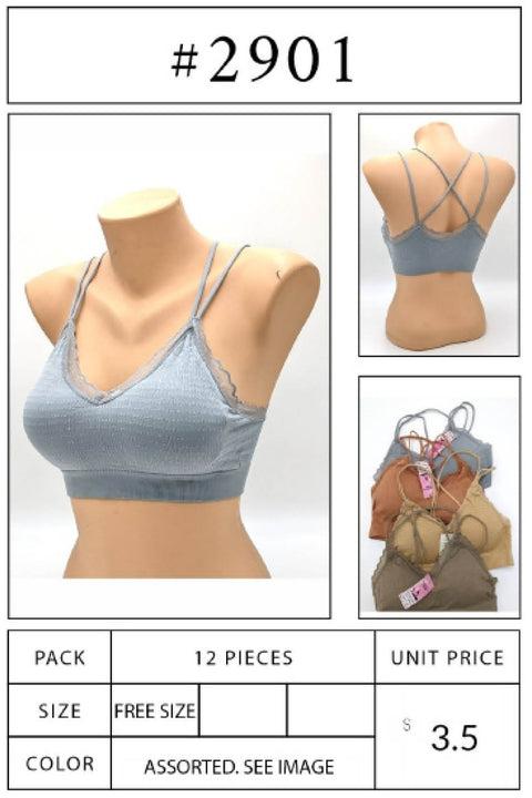 #2901 Crop Top Cami Tops
