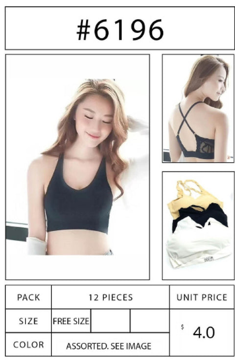 #6196 Crop Top Cami Tops