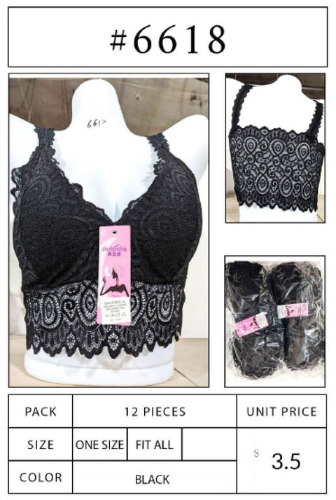 #6618 Crop Top Cami Tops
