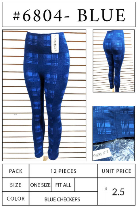 #6804-BLUE Summer Leggings