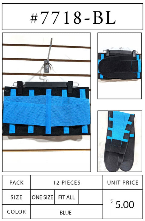 #7718-BL Waist Trainer Blue