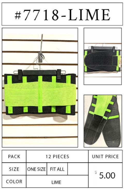 #7718-LIME Waist Trainer Lime