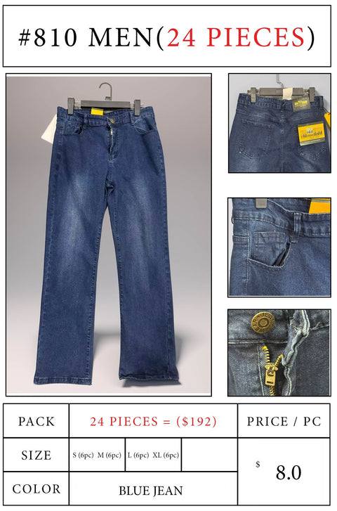 #810 Classic Fit Men's Denim Jeans
